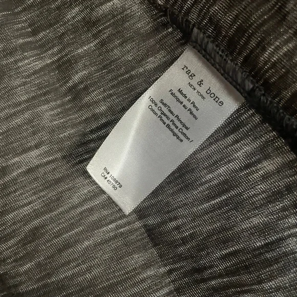 NWT Rag & Bone The Slub Tee Washed Slate Grey Large L - Picture 7 of 7